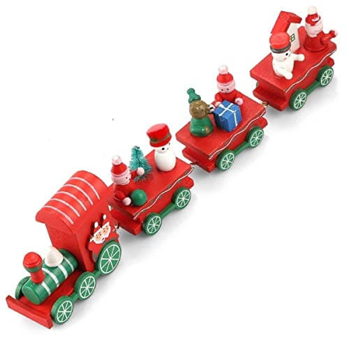 La Déco / Cadeau – Petit Train de Noël en Bois – Enfant & Déco – Ma