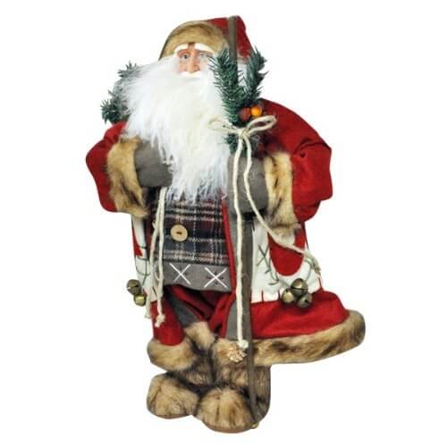 30 cm Figurine de père Noël traditionnel Premier Decorations