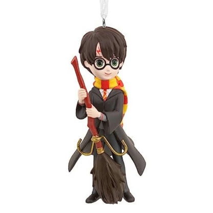 Magie de Poudlard - Figurine Harry Potter Balai - Déco Noël Collectionnable